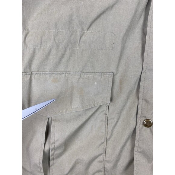 Vintage Eddie Bauer Expedition Gore-Tex Jacket Men's L Tan Beige Hooded USA READ - Picture 10 of 13